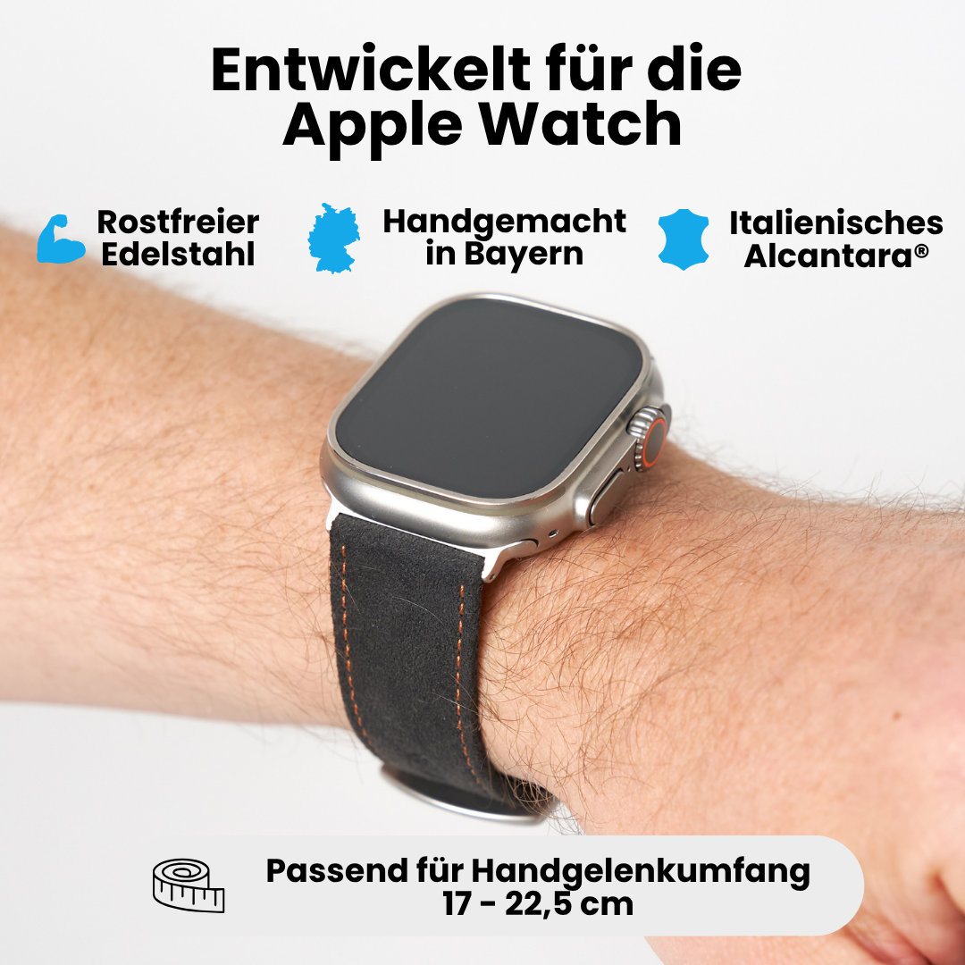 Alcantara Band für die Apple Watch Ultra