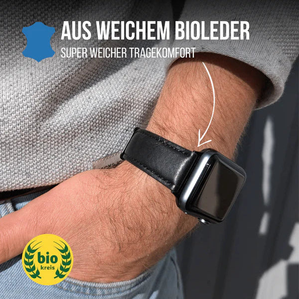 Biolederband für die Apple Watch