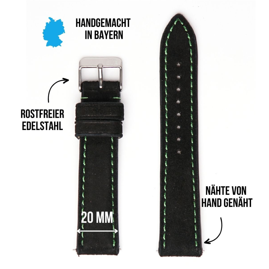 Armband für die Samsung Galaxy Watch aus Lederhosenleder