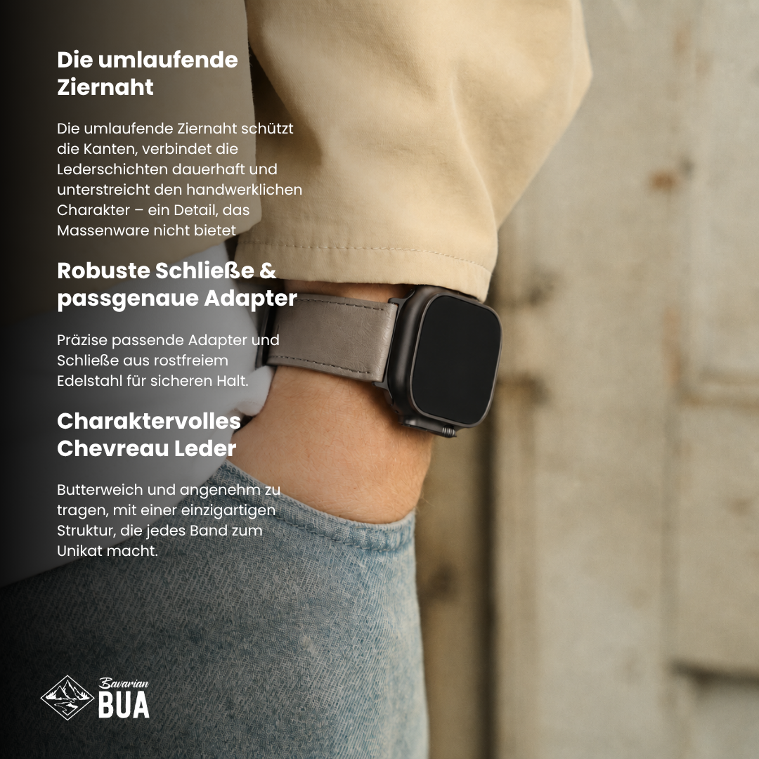 Vintage Lederband für die Apple Watch