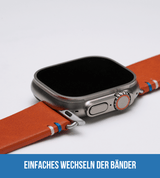 Apple Watch® Ultralederband | Orange