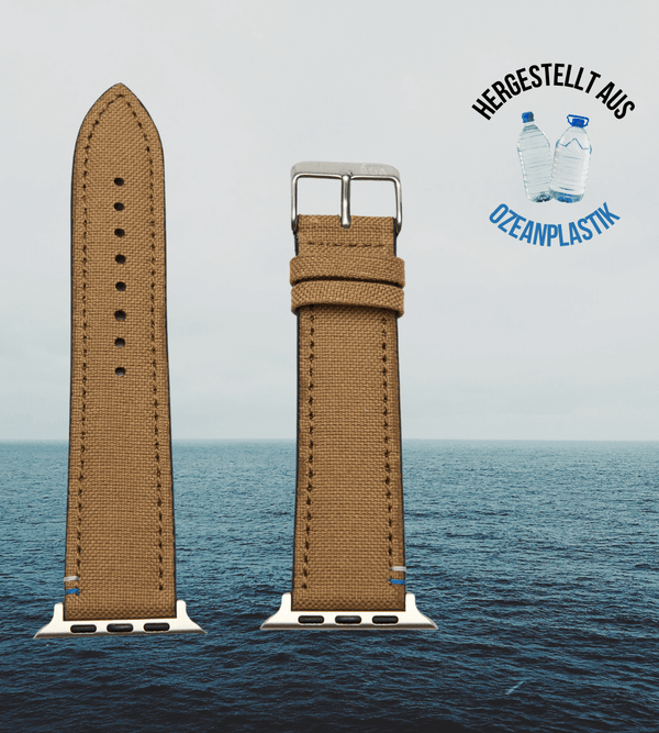 Apple Watch® Ozeanplastikband | Beige