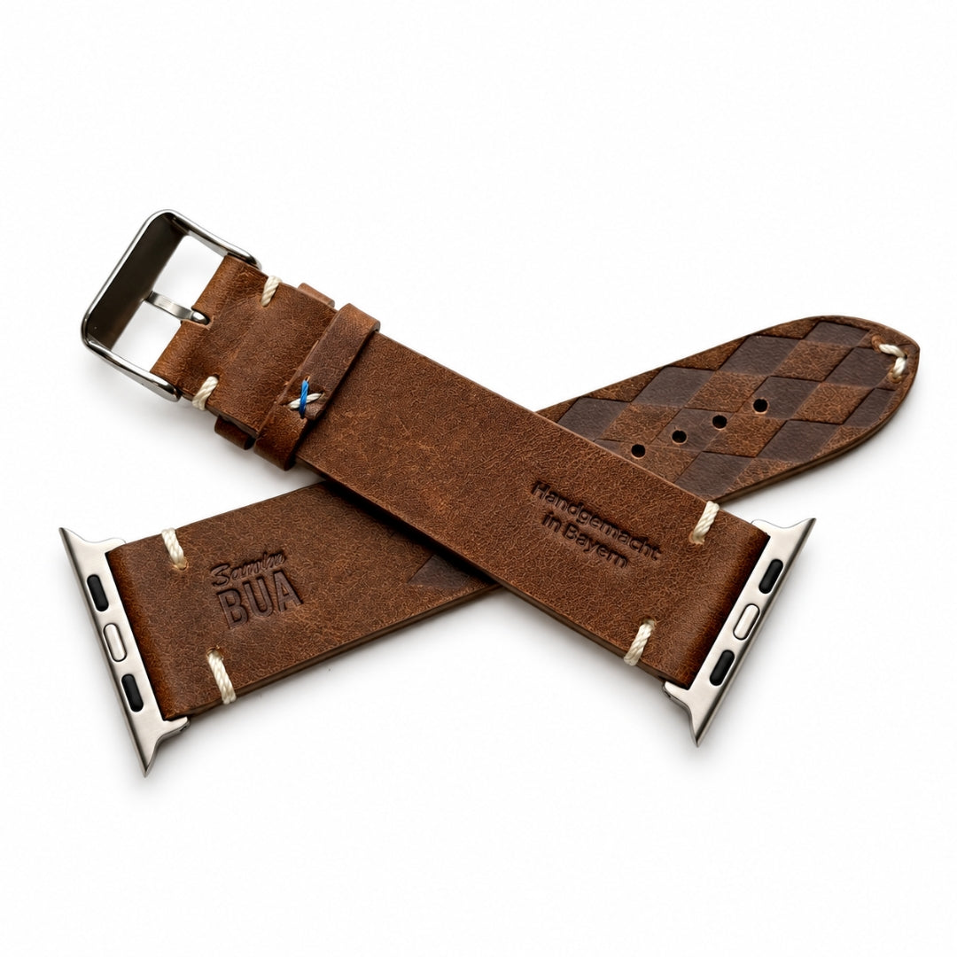Limitiertes Wasserfestes Heinen Leder Armband für Apple Watch