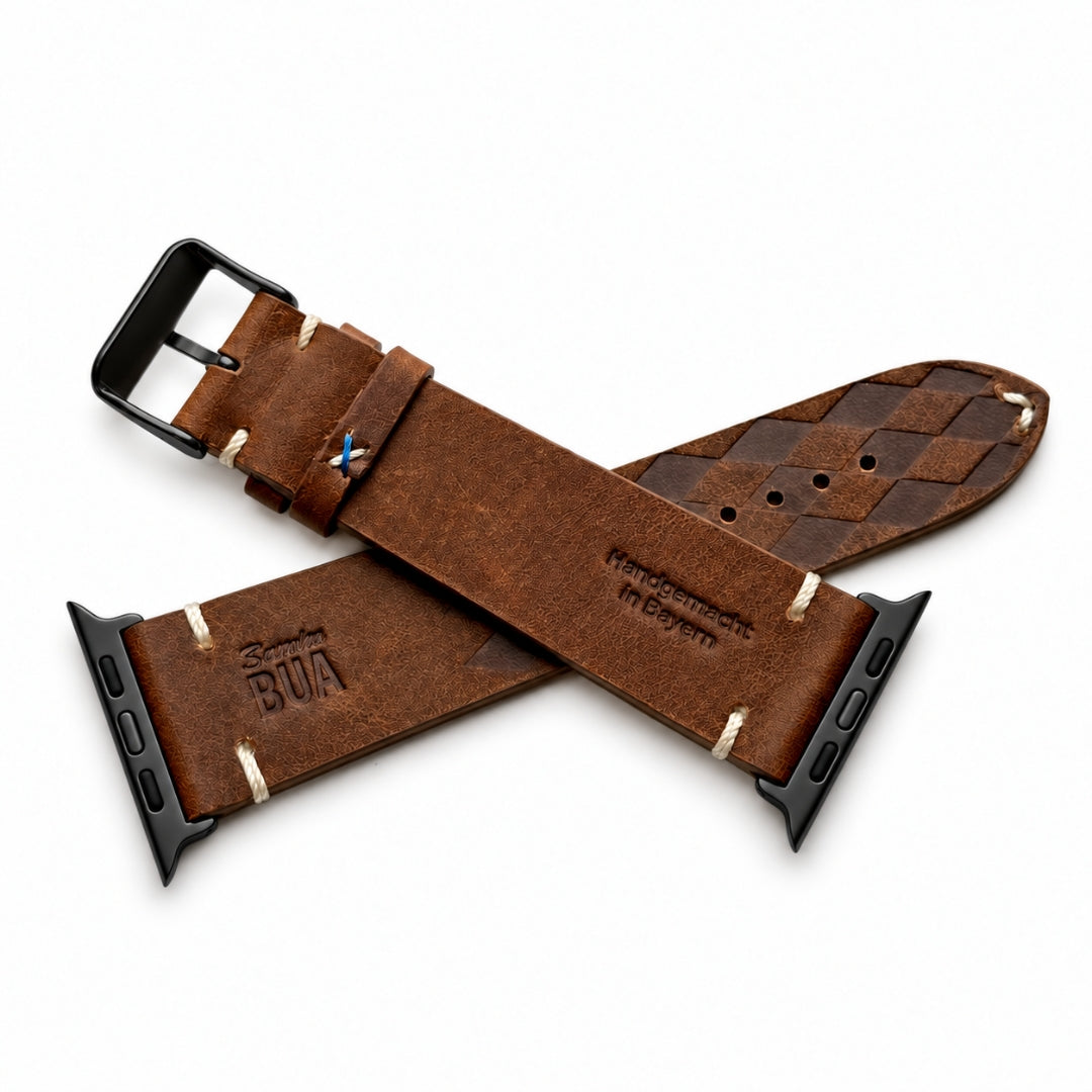 Limitiertes Wasserfestes Heinen Leder Armband für Apple Watch