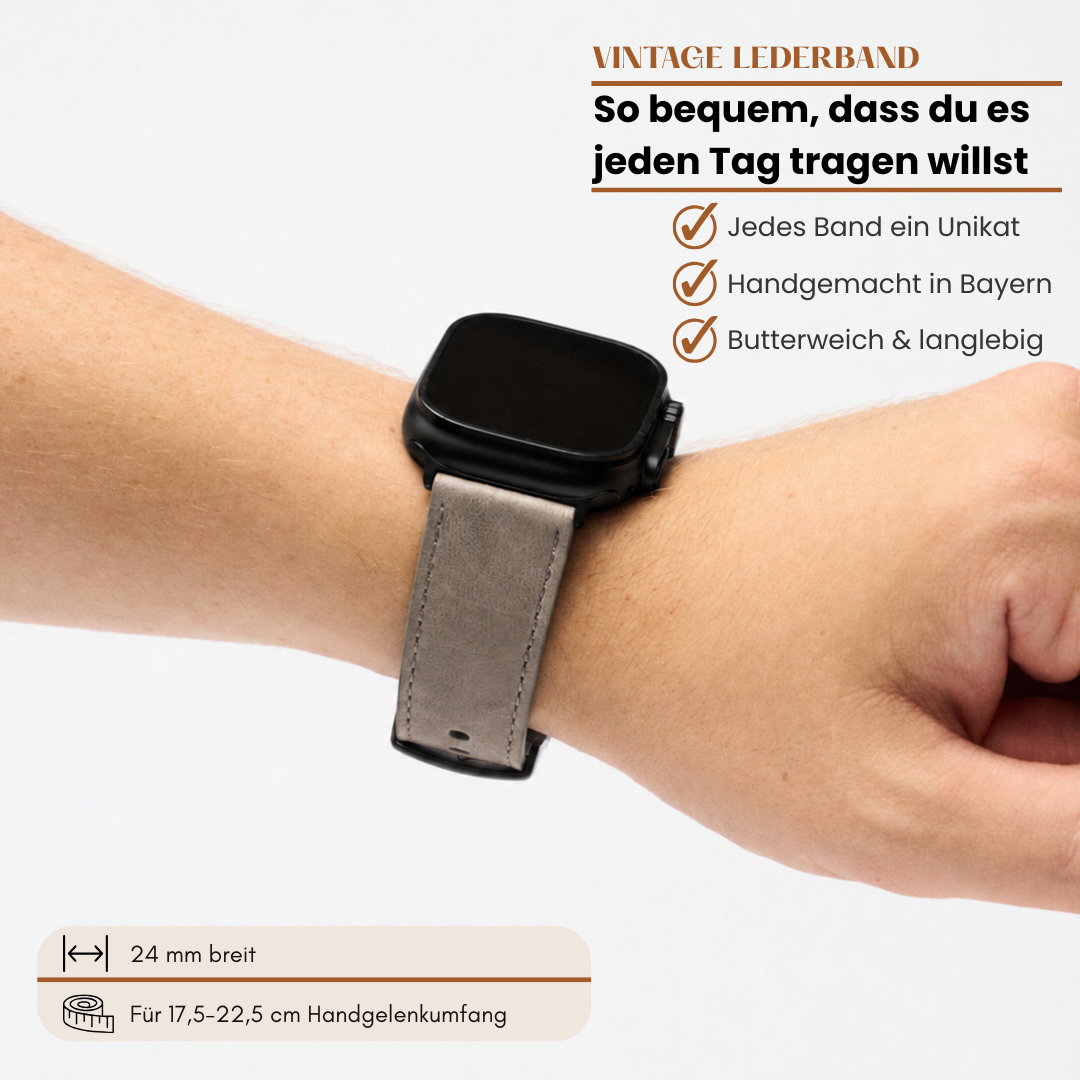 Vintage Lederband für die Apple Watch