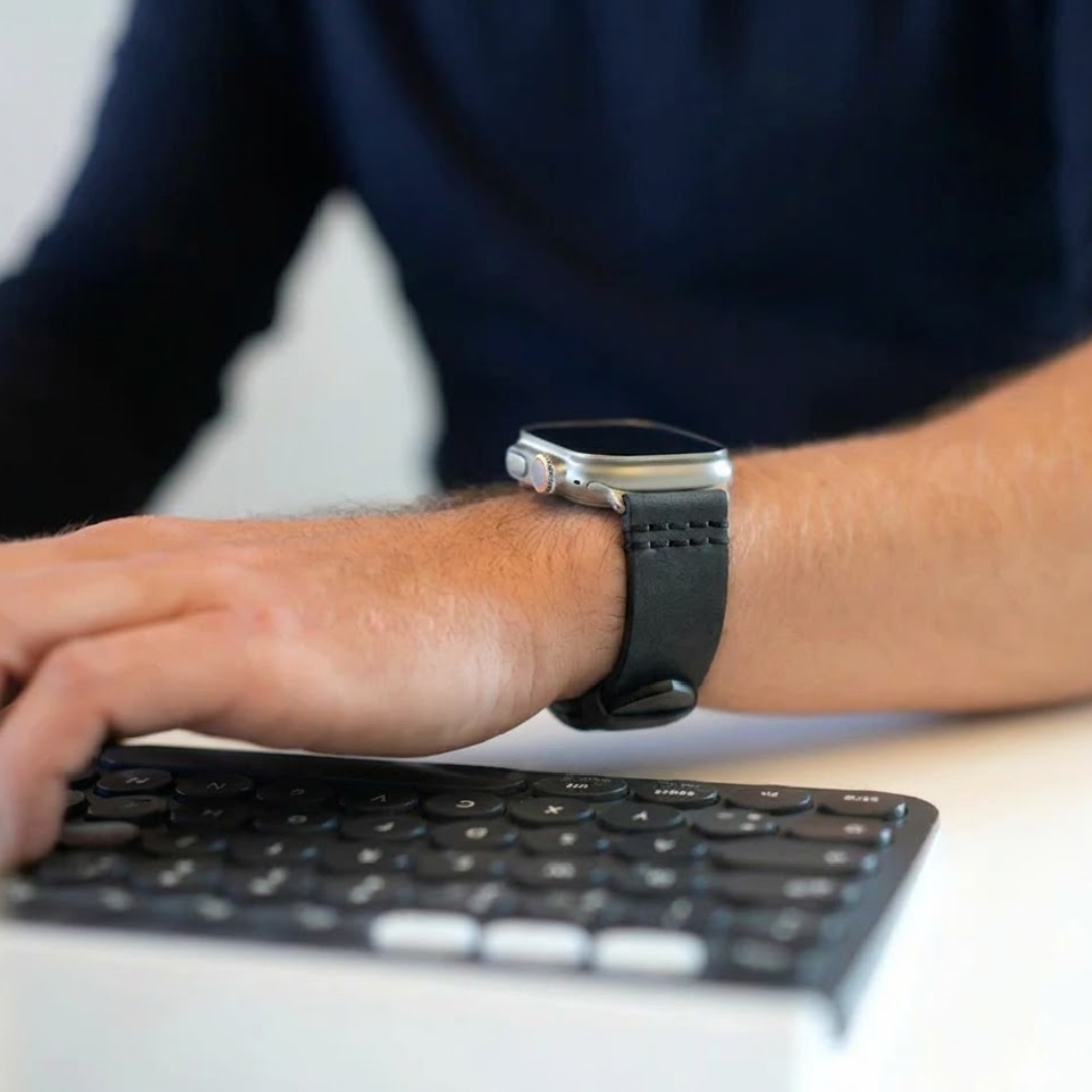 Wasserfestes Lederarmband für Apple Watch Ultra