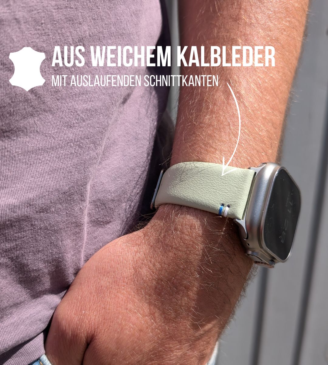 SET AUS 2 BÄNDERN FÜR DIE APPLE WATCH | EISKAFFEE + PISTAZIE