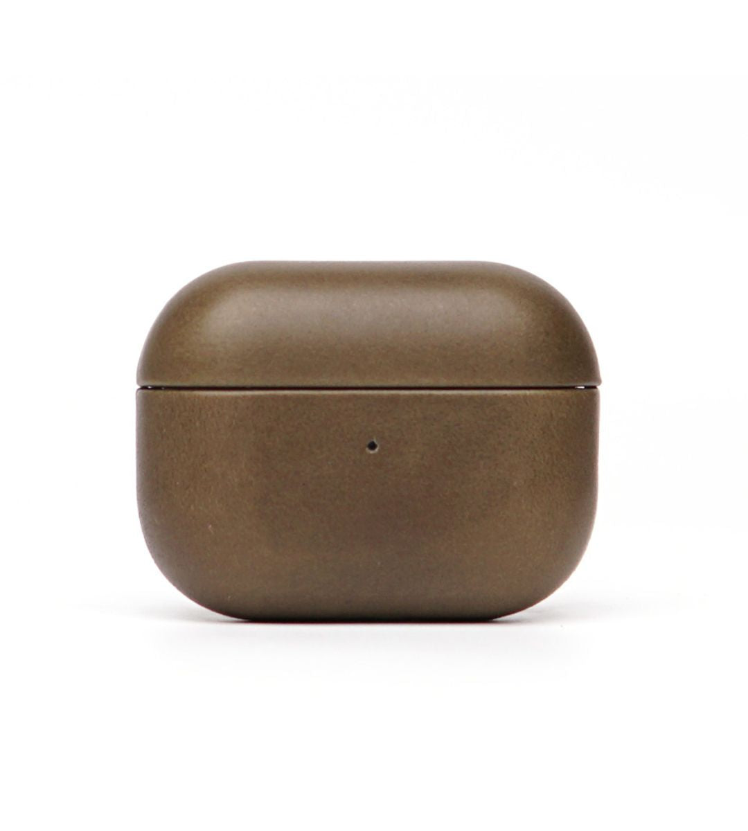 Leder Hülle für AirPods mit MagSafe | Olive