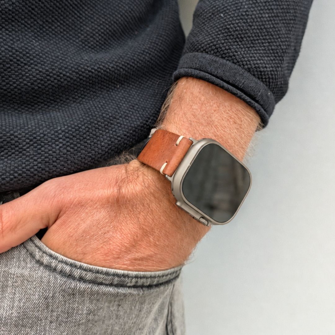 Rindleder Band für Apple Watch