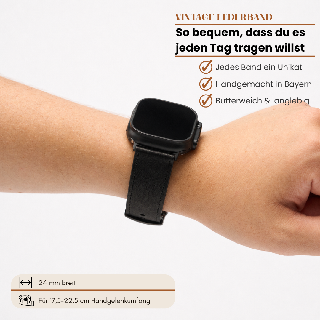 Vintage Lederband für die Apple Watch