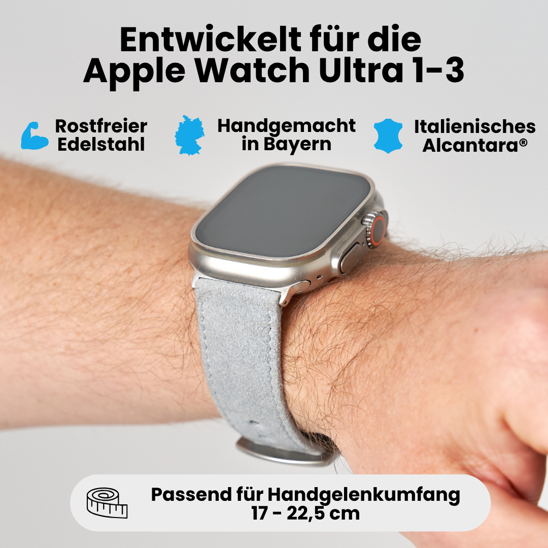 Alcantara Band für die Apple Watch Ultra