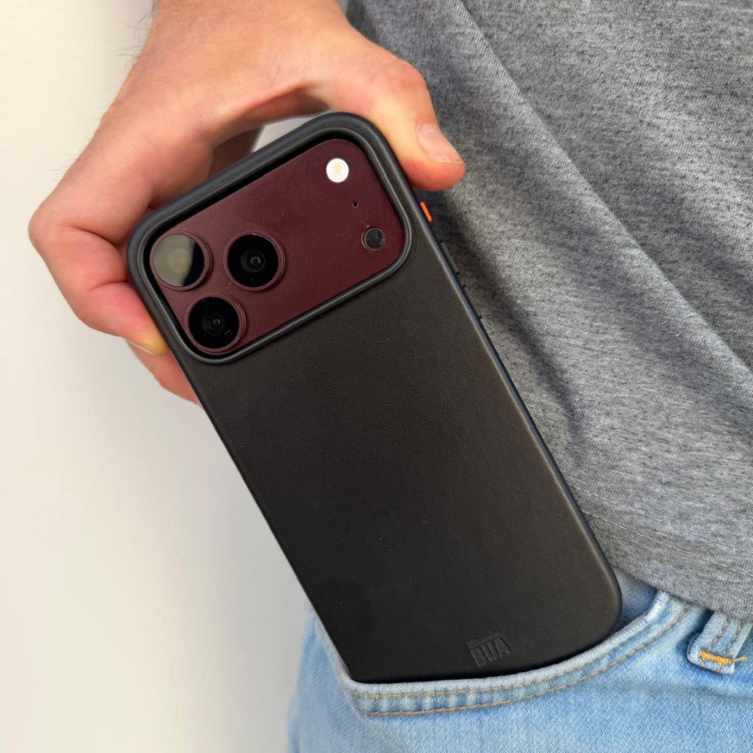 Leder Hülle für iPhone 18 mit MagSafe