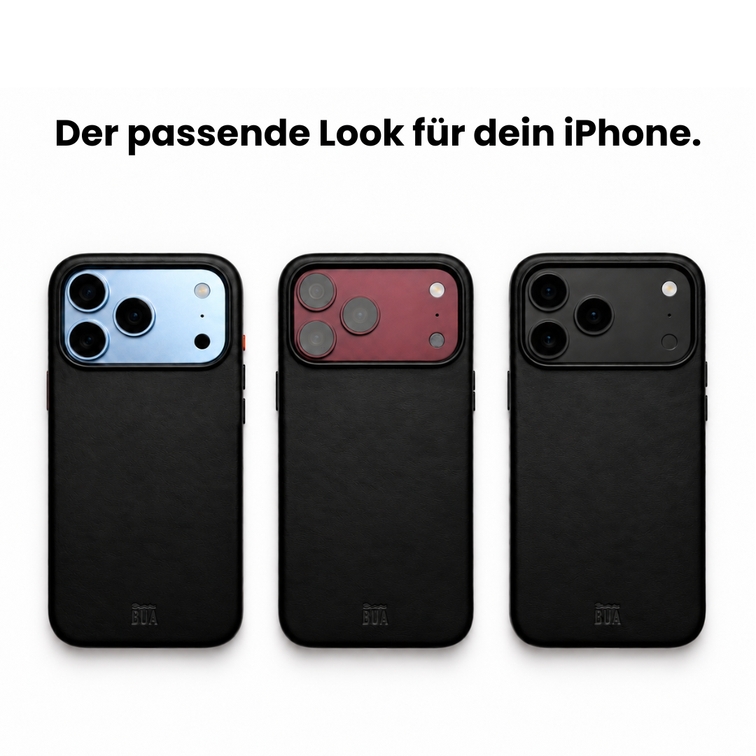 Leder Hülle für iPhone 18 mit MagSafe
