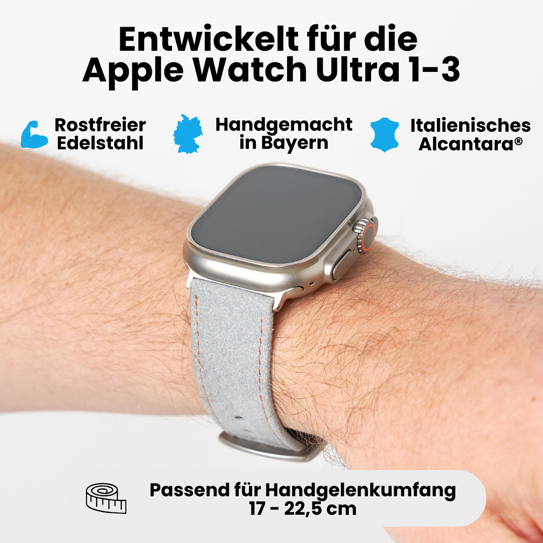 Alcantara Band für die Apple Watch Ultra