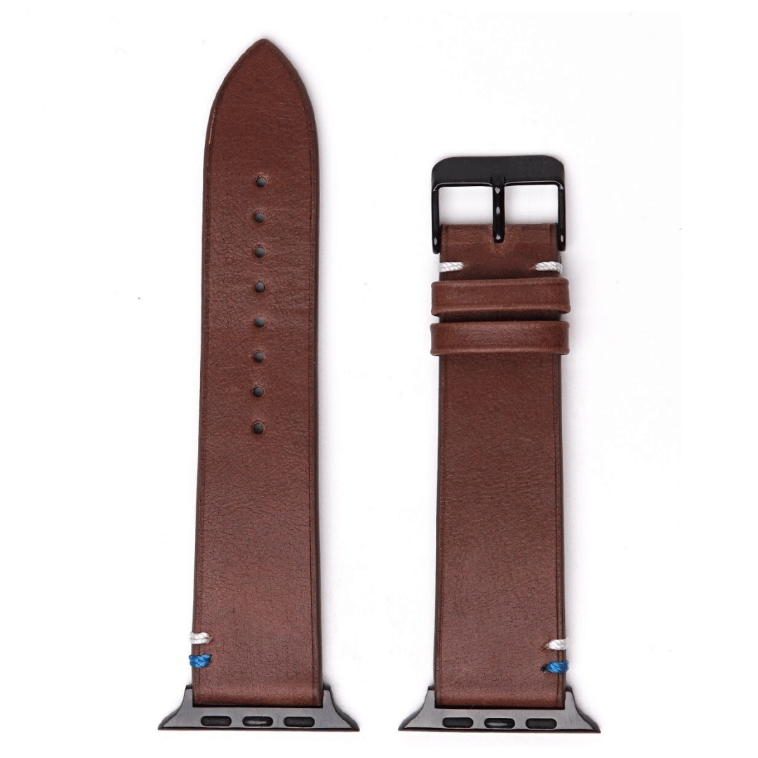 Set Band aus Vollnarbenleder mit iPhone Hülle | Braun