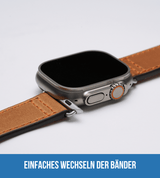 Apple Watch® Ultralederband | Hellbraun