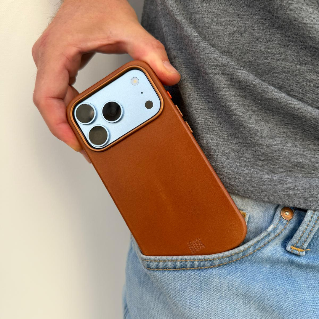 Leder Hülle für iPhone 18 mit MagSafe