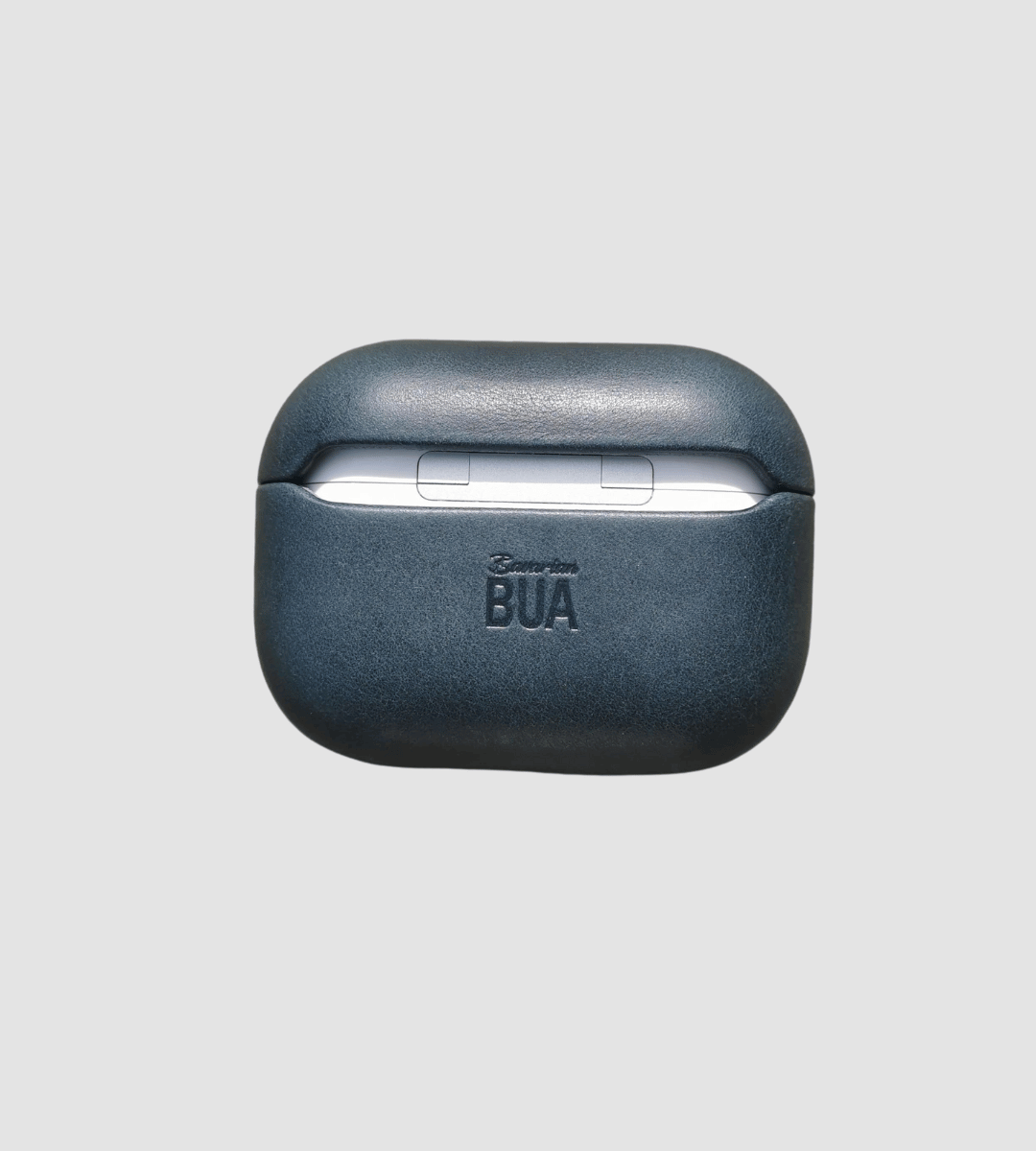 Leder Hülle für AirPods mit MagSafe | Blau