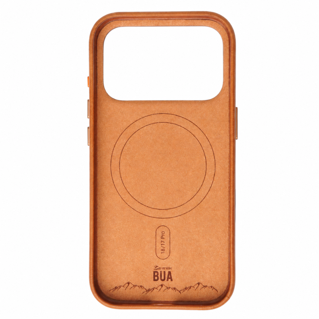 Leder Hülle für iPhone 18 mit MagSafe