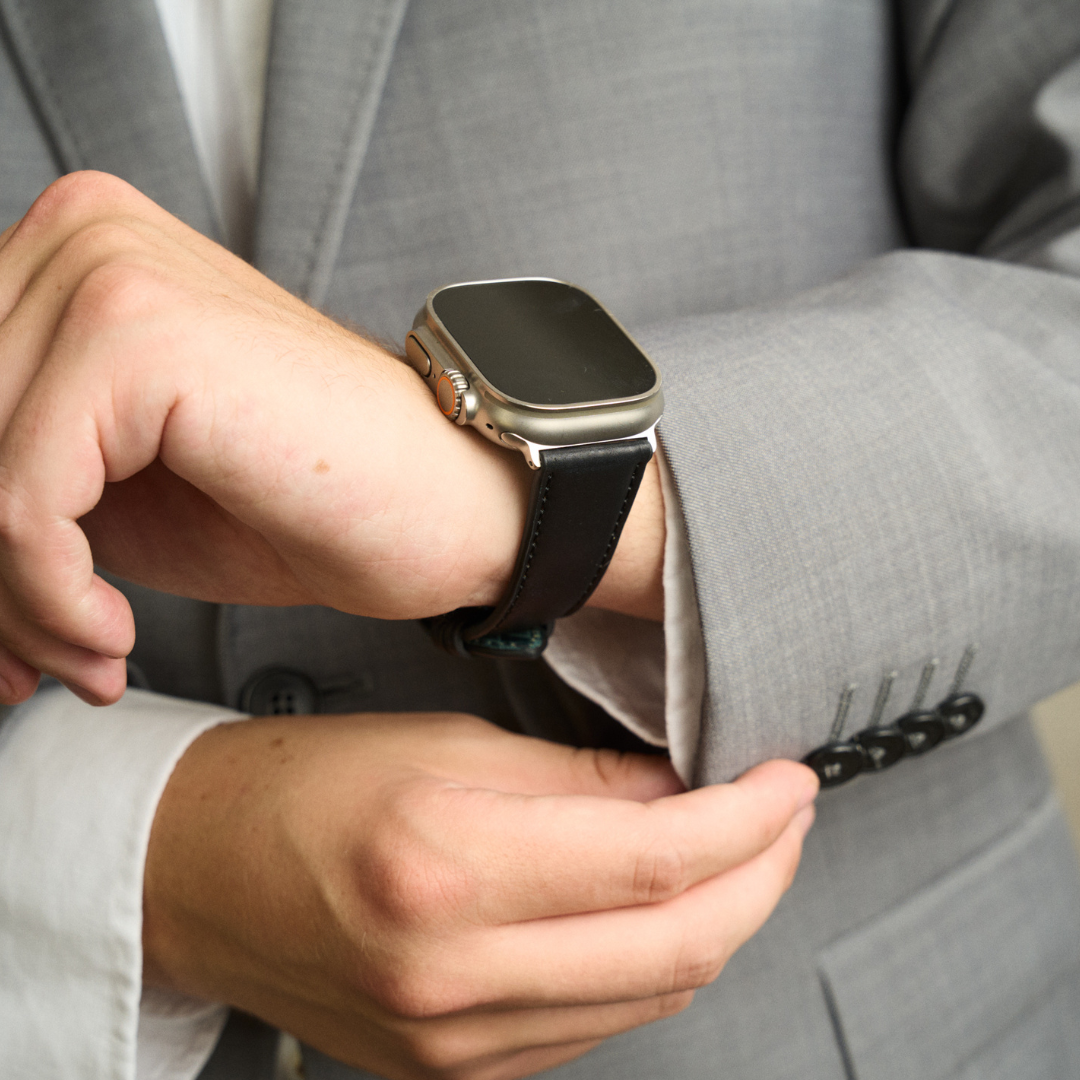 Shell Cordovan Lederband für die Apple Watch