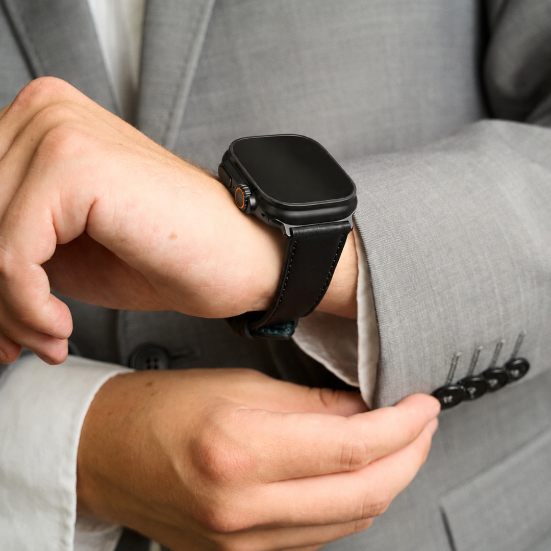 Shell Cordovan Lederband für die Apple Watch