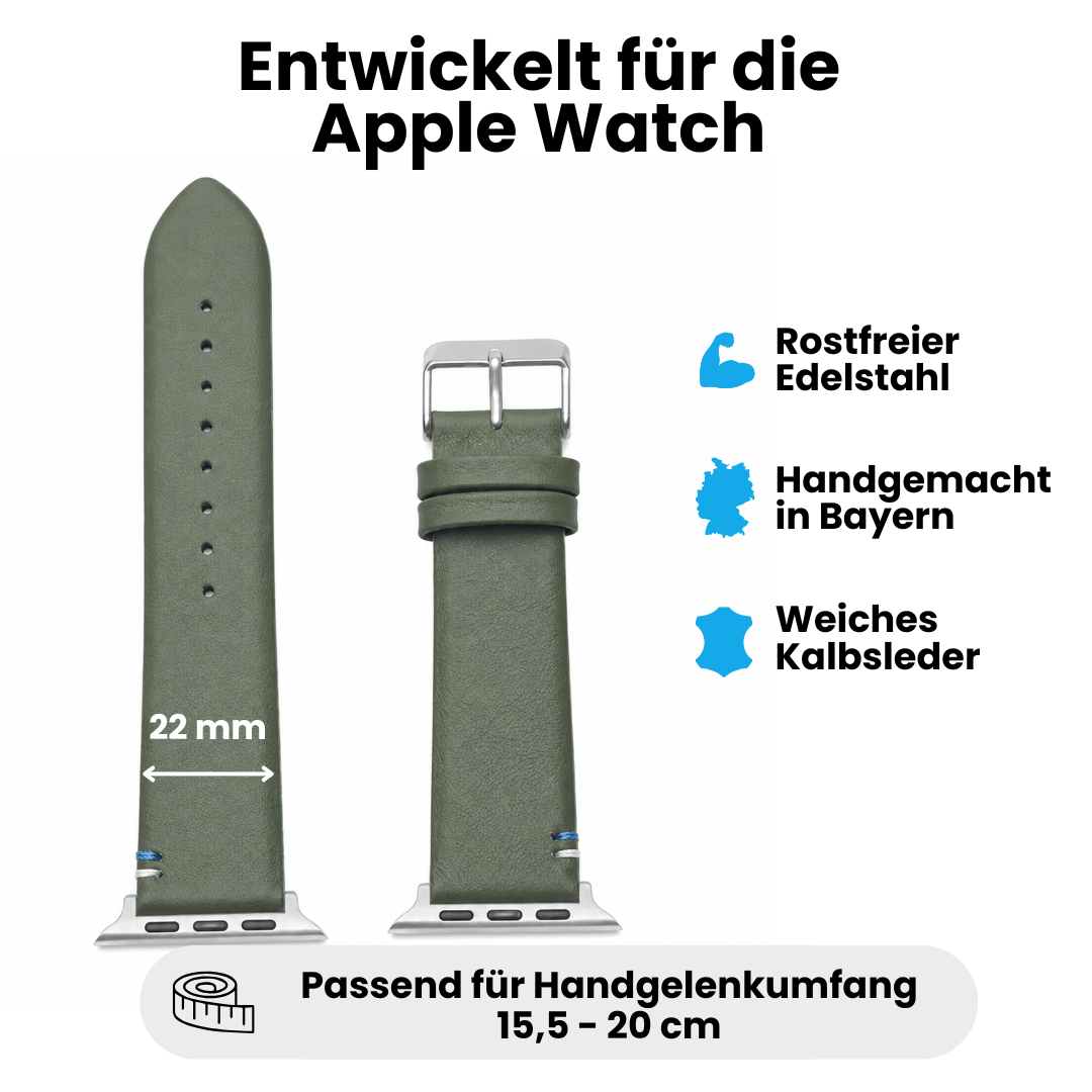 Damen Armband für die Apple Watch aus Kalbleder