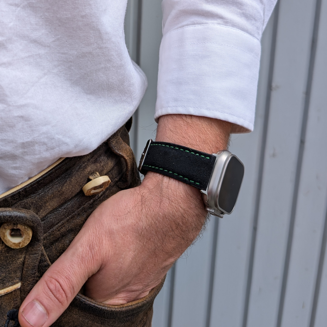 Lederhosenlederarmband für Apple Watch