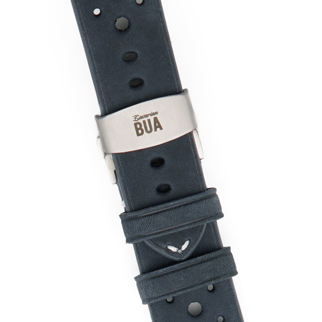 Racing Armband für die Apple Watch Ultra 1, 2 und 3 aus Echtleder