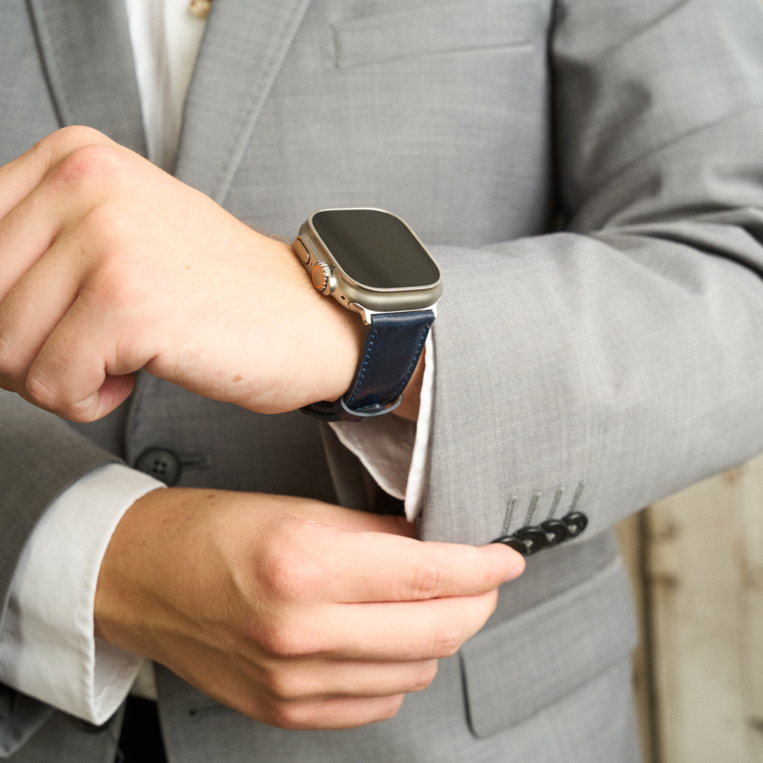 Shell Cordovan Lederband für die Apple Watch