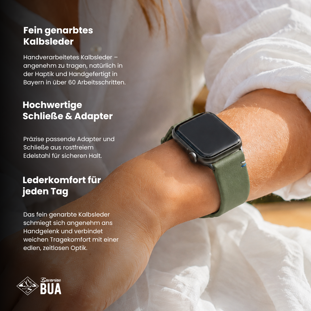 Damen Armband für die Apple Watch aus Kalbleder