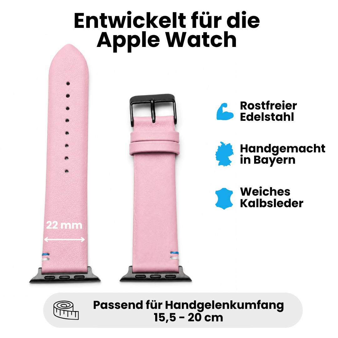 Damen Armband für die Apple Watch aus Kalbleder