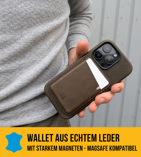 Leder Wallet für iPhone mit MagSafe