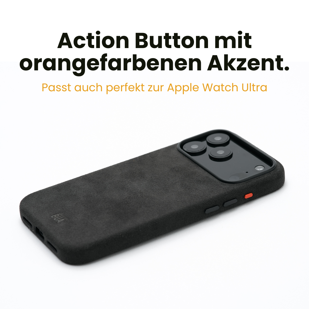 Alcantara Hülle für iPhone 17 mit MagSafe