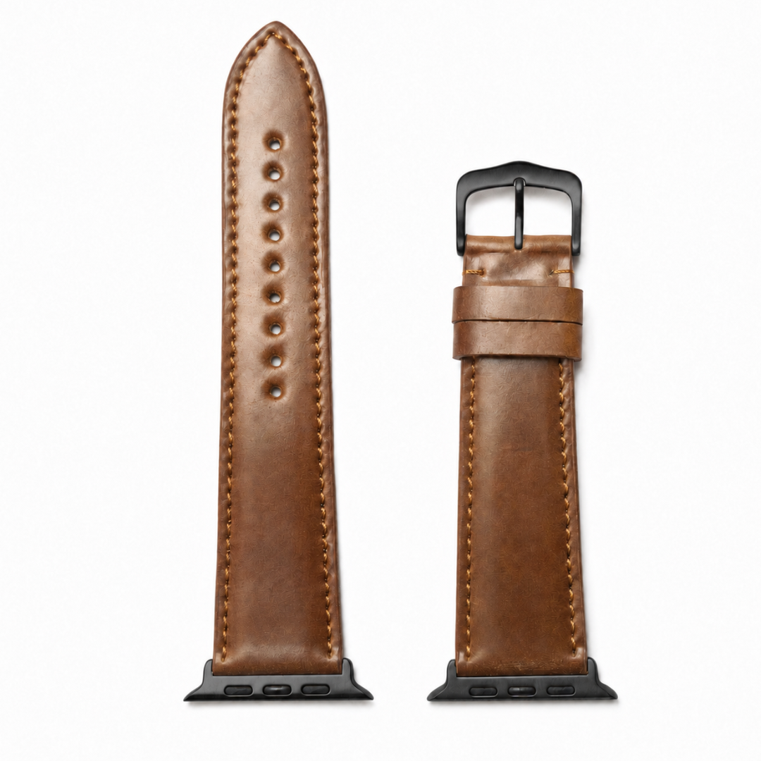 Shell Cordovan Lederband für die Apple Watch