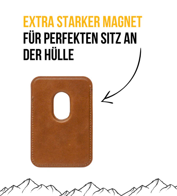 Leder Wallet für iPhone mit MagSafe