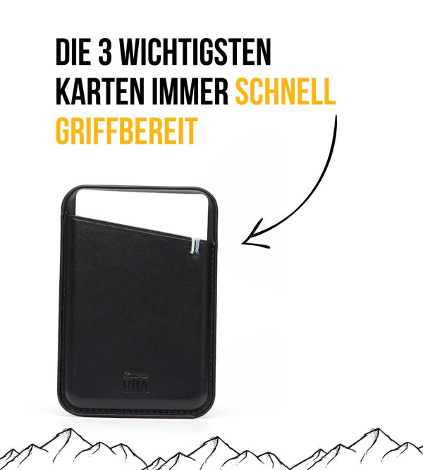 Leder Wallet für iPhone mit MagSafe