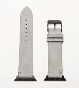 Apple Watch® Wildlederbandl | Hellgrau
