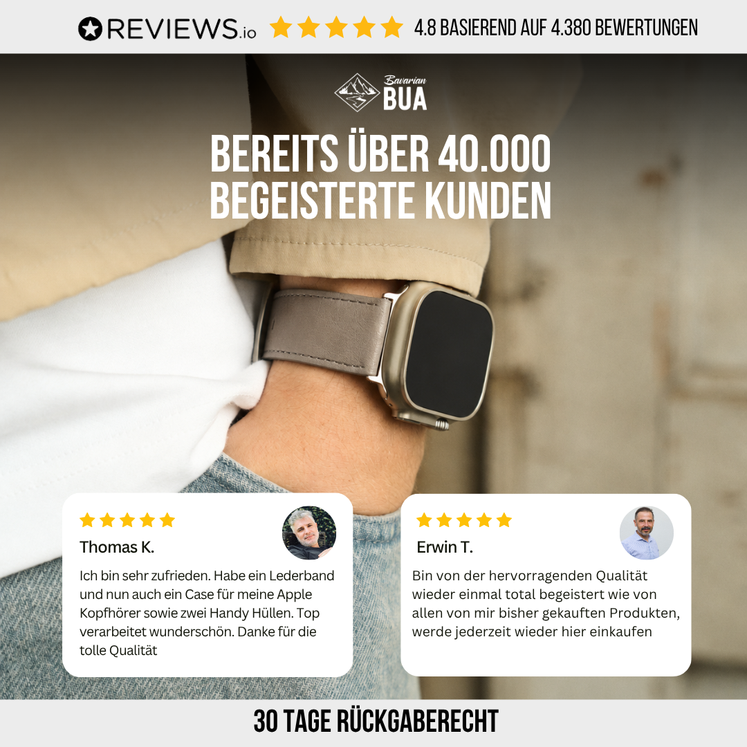 Vintage Lederband für die Apple Watch
