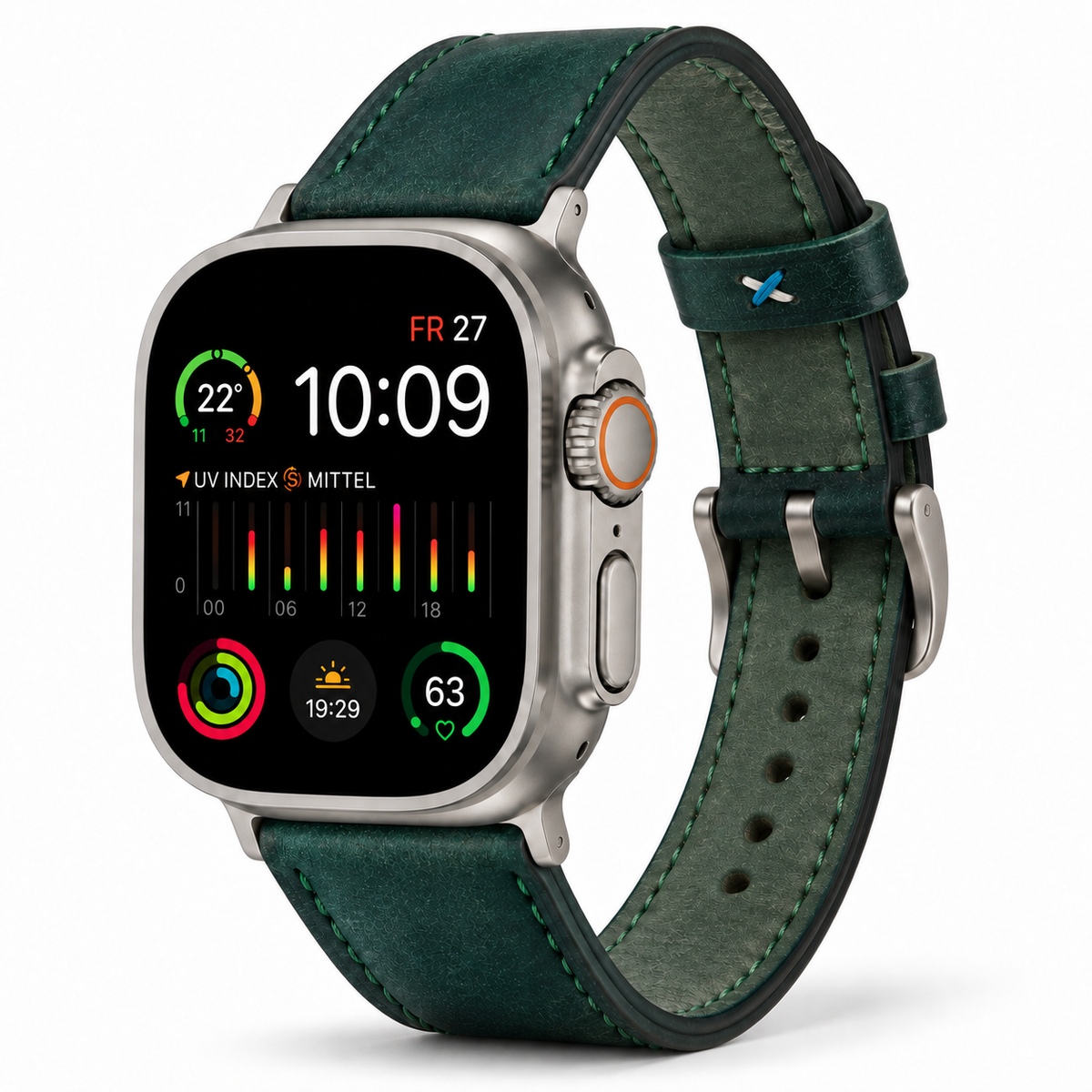 Shell Cordovan Lederband für die Apple Watch