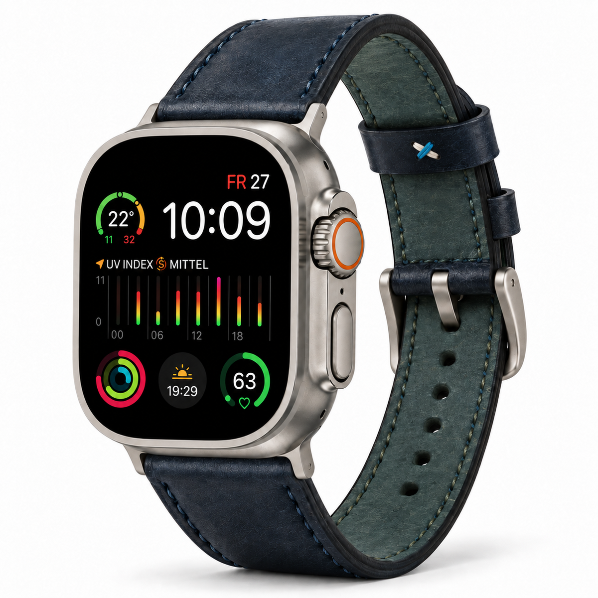 Shell Cordovan Lederband für die Apple Watch