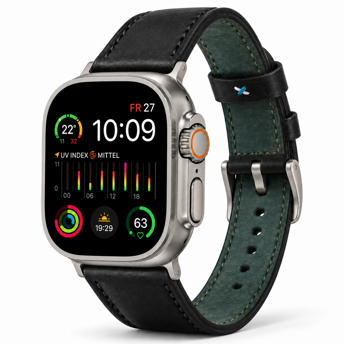 Shell Cordovan Lederband für die Apple Watch