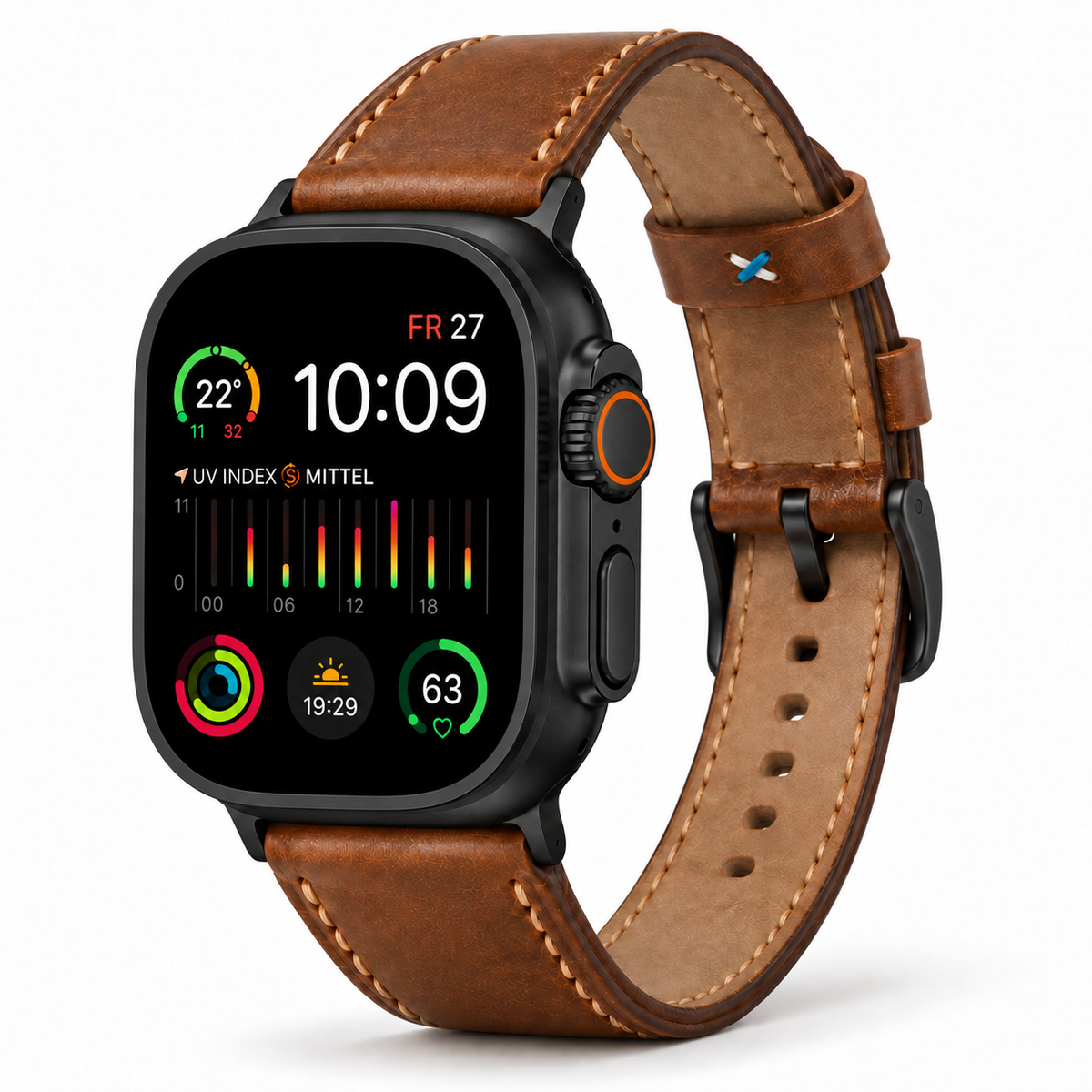 Shell Cordovan Lederband für die Apple Watch