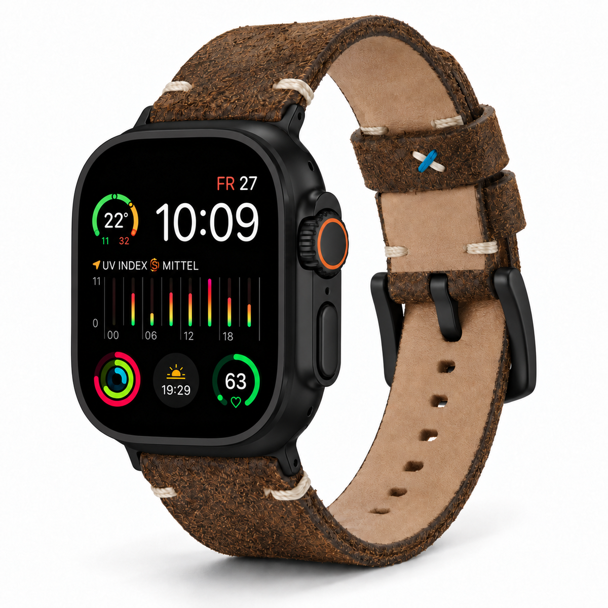 Lederhosenleder Armband für Apple Watch