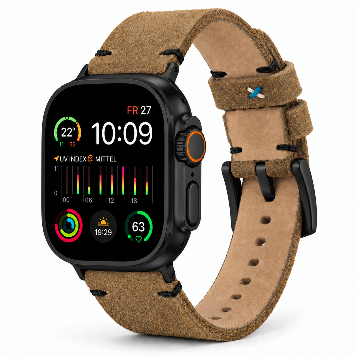 Lederhosenleder Armband für Apple Watch