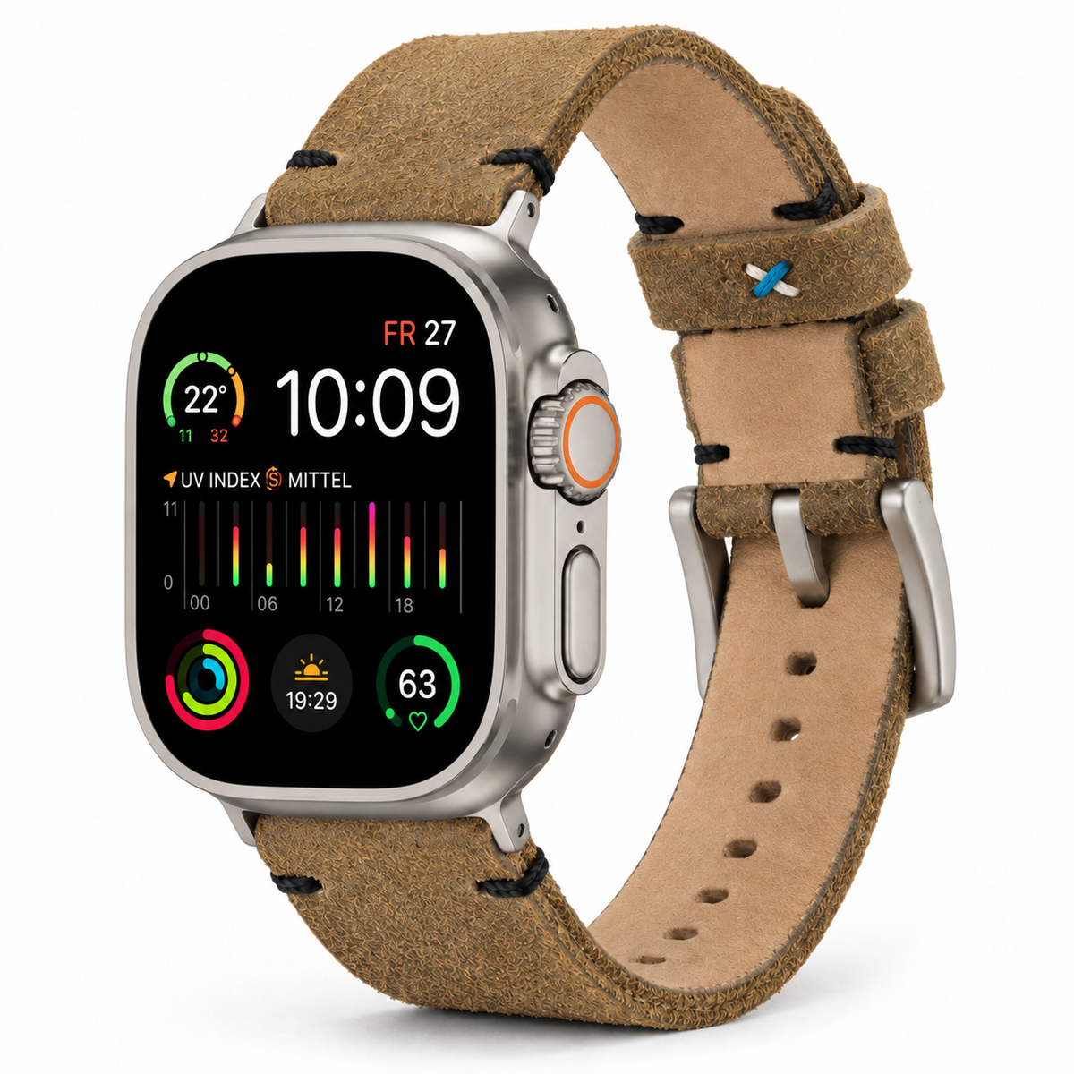Lederhosenleder Armband für Apple Watch