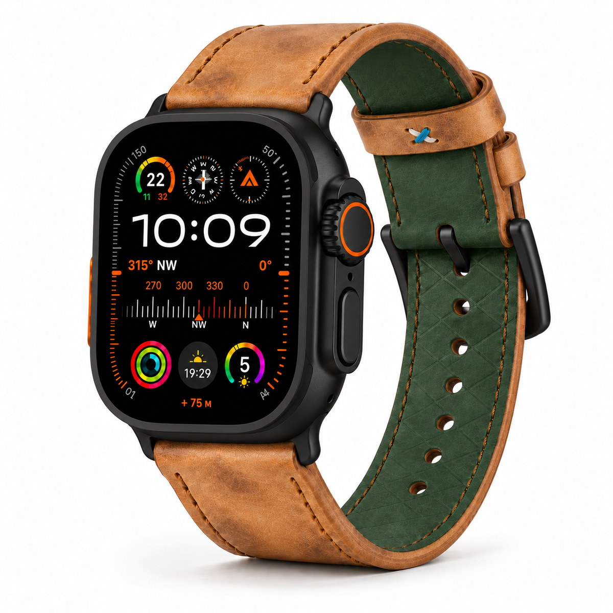 Vintage Lederband für Apple Watch