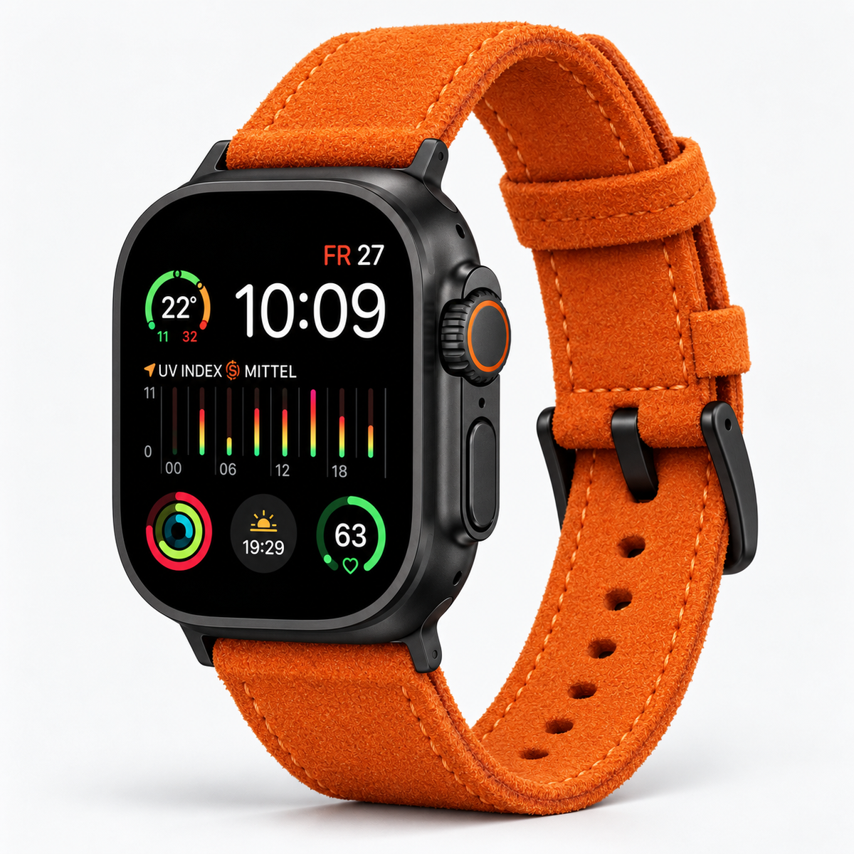 Alcantara Band für die Apple Watch Ultra