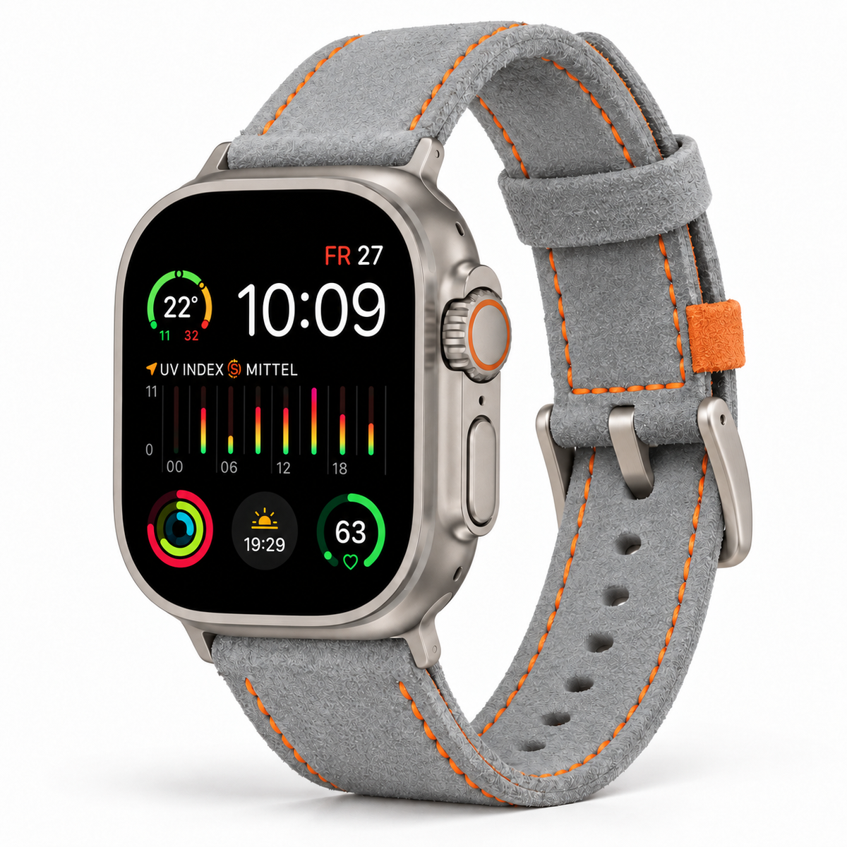 Alcantara Band für die Apple Watch Ultra