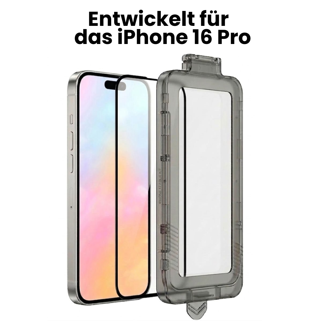 Displayschutzfolie iPhone 16 Pro mit Applikator
