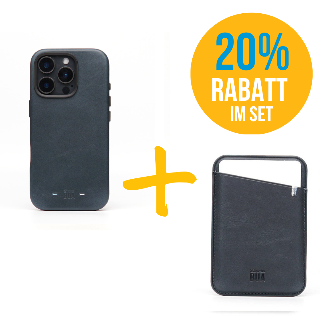 Set iPhone 16 Hülle mit MagSafe Wallet